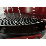 Galileo Bbq Barbecue Grill Rosso Tondo Con Ruote 50X85