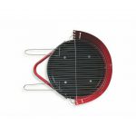 Galileo Bbq Barbecue Grill Rosso Tondo Con Ruote 50X85