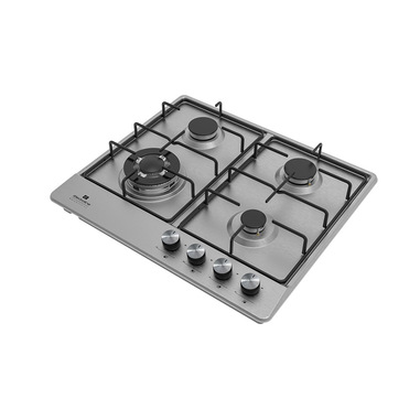 Electroline GHEM60F43 piano cottura Acciaio inox Da incasso 60 cm Gas 4 Fuochi