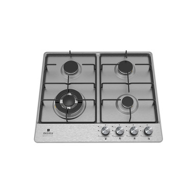 Electroline GHEM60F43 piano cottura Acciaio inox Da incasso 60 cm Gas 4 Fuochi
