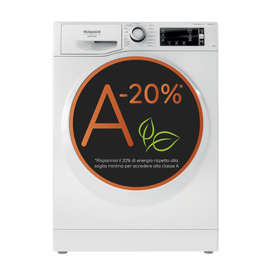 Hotpoint Ariston NBT 948 WM A IT Lavatrice a libera installazione 9 kg – 1200 g/m – Classe A – Inverte