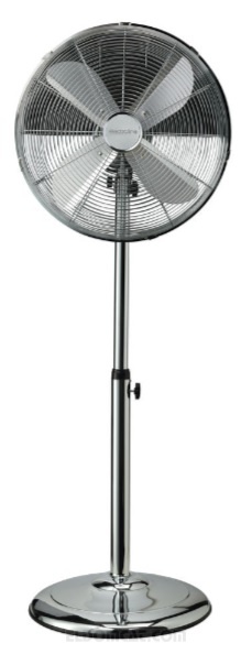 ELECTROLINE VP40XC Ventilatore a Piantana cromato 40 cm. 4 pale 50W