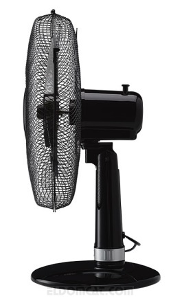 ELECTROLINE VT403PK Ventilatore da Tavolo 3 pale 40 cm nero