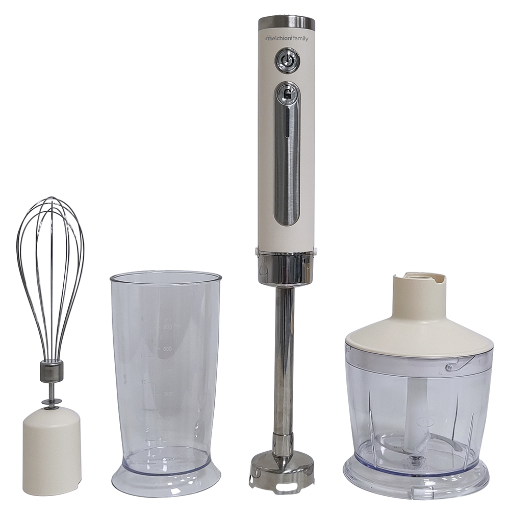 MELCHIONI FAMILY ARIEL Frullatore a immersione batteria ricaricabile senza fili 150 W 5 Velocità