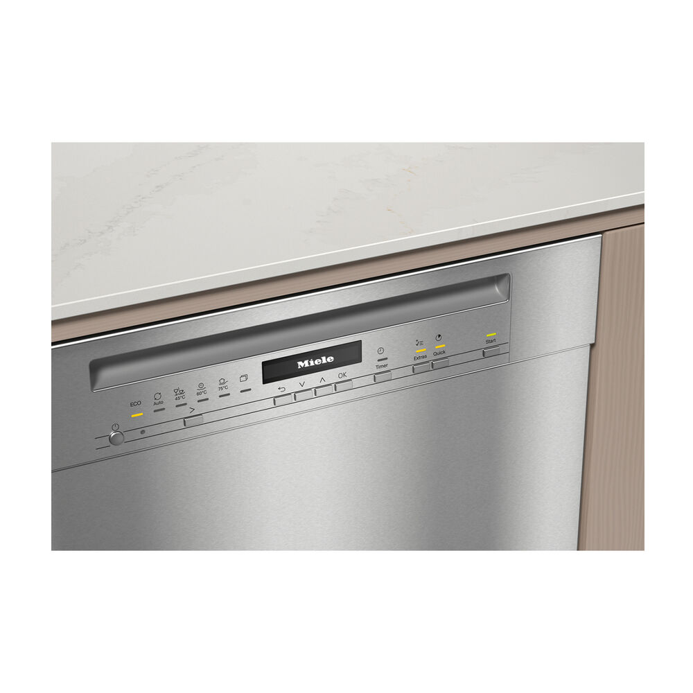 Miele G7210SCUCLST Lavastoviglie Sottopiano, 14 coperti, classe A, Acciaio inossidabile
