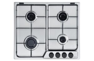 De Longhi FFA46ASV - Piano cottura a gas n° 4 fuochi da 60 m Inox