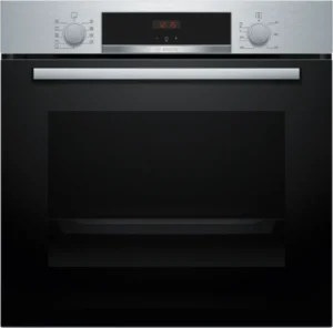 Bosch HBA514BS3 Serie 4 Forno da incasso, controllo display LED, idrolitico, aria calda 3D, acciaio inox Classe A+